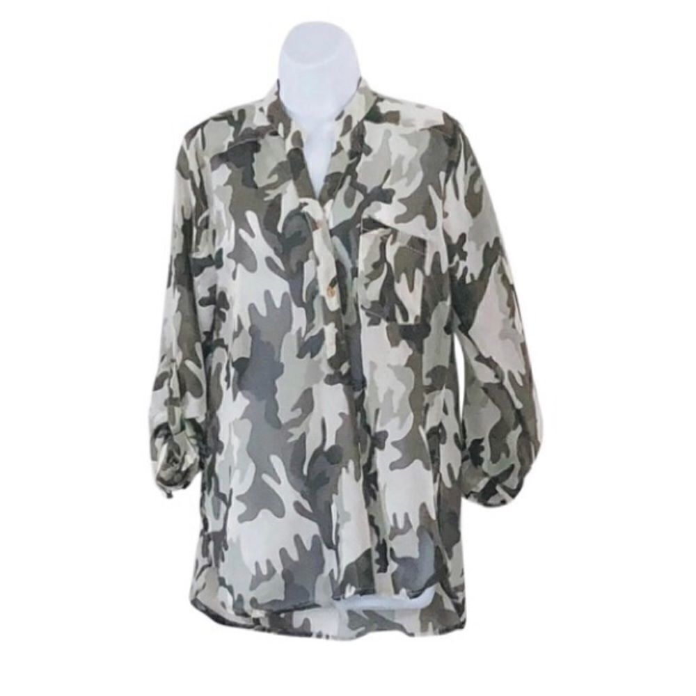 Oppa! Camo blouse 